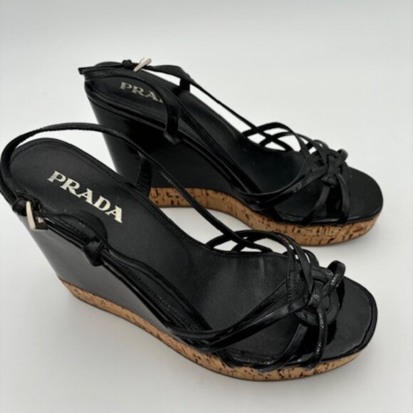 Prada Slingback Wedge - Picture 3 of 5